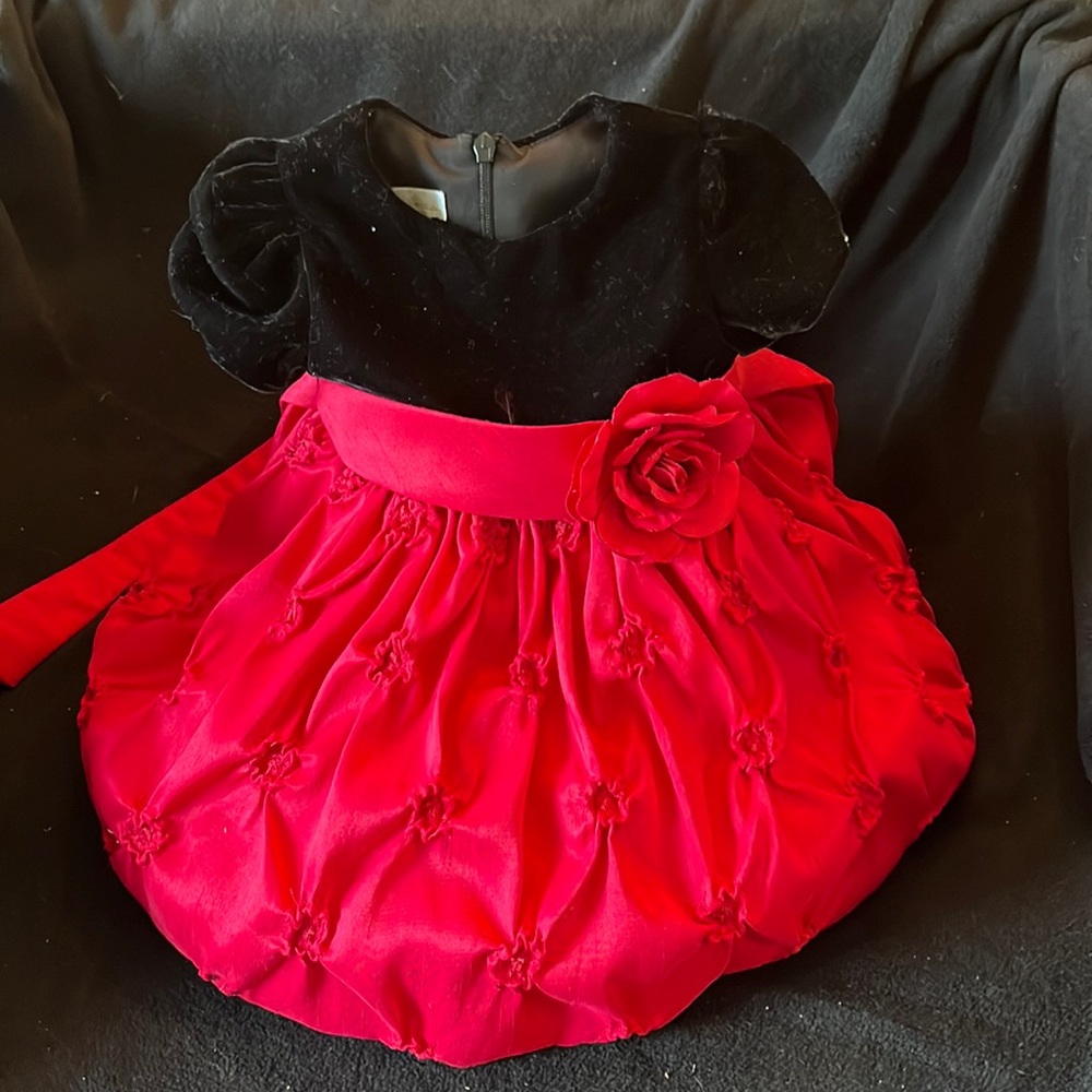 12 month girls Christmas dress